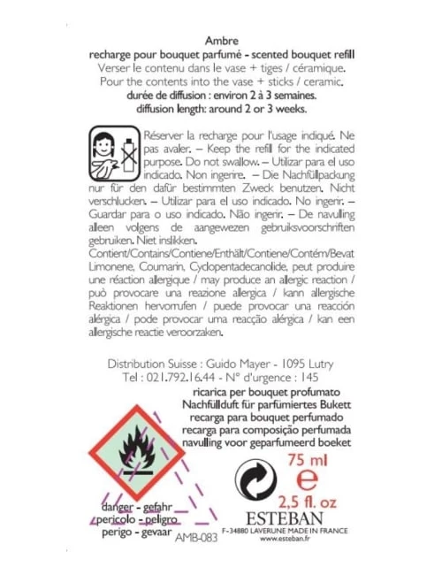 Promo 🛒 Esteban Senteurs Bouquet Parfumé Initial Ambre ❤️ 6 Promo 🛒 Esteban Senteurs Bouquet Parfumé Initial Ambre ❤️ – Image 4