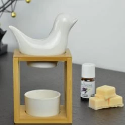 Meilleure vente 🎁 Zen'Arôme Senteurs Brûle Parfum Birdy Blanc 🛒 -Huiles essentielles || Lanternes || Diffuseurs de parfums Soldes brule parfum birdy blanc 4