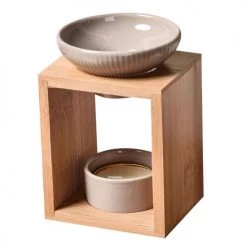 Budget 😉 Zen'Arôme Senteurs Brûle Parfum Yona En Céramique Et Bambou ⌛