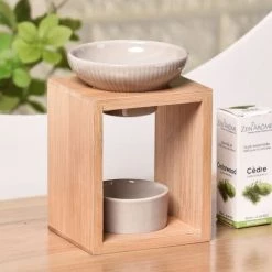 Budget 😉 Zen'Arôme Senteurs Brûle Parfum Yona En Céramique Et Bambou ⌛ -Huiles essentielles || Lanternes || Diffuseurs de parfums Soldes brule parfum yona en ceramique et bambou 5
