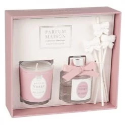 Acheter 😀 Maisons Du Monde Senteurs Coffret Bougie 50g Et Diffuseur De Parfum Douceur Poudrée 30 ML 👏