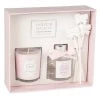 Sortie 🧨 Maisons Du Monde Senteurs Coffret Bougie Parfumée 50g Et Diffuseur De Parfum Cœur De Fleur 30 ML ❤️