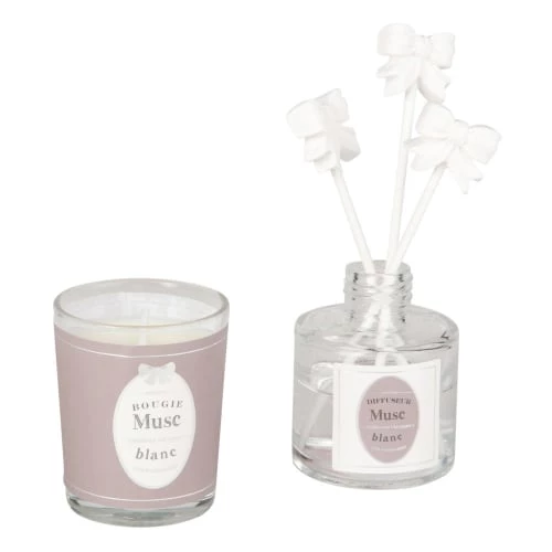 Meilleur prix 💯 Maisons Du Monde Senteurs Coffret Bougie Parfumée 50g Et Diffuseur De Parfum Musc 30 ML 😉 5 Meilleur prix 💯 Maisons Du Monde Senteurs Coffret Bougie Parfumée 50g Et Diffuseur De Parfum Musc 30 ML 😉 – Image 3