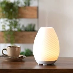 Meilleure vente ❤️ Maisons Du Monde Senteurs Diffuseur D'huiles Essentielles En Céramique Blanche ❤️