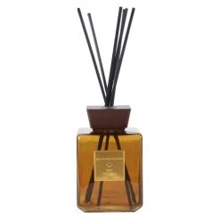 Acheter 🌟 Maisons Du Monde Senteurs Diffuseur De Parfum En Verre Teinté Ambre Et Noyer 1,5L 😉