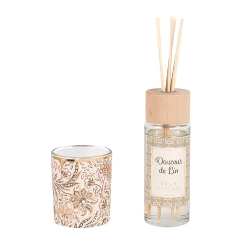 Meilleure affaire 🤩 Maisons Du Monde Senteurs Diffuseur En Verre Et Bougie Parfumée 90g Support Cage En Métal Blanc ✨ 4 Meilleure affaire 🤩 Maisons Du Monde Senteurs Diffuseur En Verre Et Bougie Parfumée 90g Support Cage En Métal Blanc ✨ – Image 2