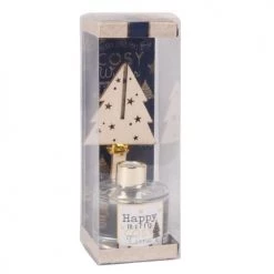 De gros 🎉 Maisons Du Monde Accessoires De Décoration De Noël Diffuseur Sapin En Verre Parfum Blanc Cocoon 50ML 🤩