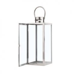 Les meilleures critiques de 🤩 Beliani Lanternes Lanterne Argentée 34 Cm ⭐ -Huiles essentielles || Lanternes || Diffuseurs de parfums Soldes lanterne argentee 34 cm 2