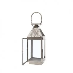 Les meilleures critiques de 🔥 Beliani Lanternes Lanterne Argentée 40 Cm ✨ -Huiles essentielles || Lanternes || Diffuseurs de parfums Soldes lanterne argentee 40 cm 2