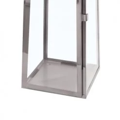 Acheter 💯 Beliani Lanternes Lanterne Argentée 53 Cm 🎉 -Huiles essentielles || Lanternes || Diffuseurs de parfums Soldes lanterne argentee 53 cm 4