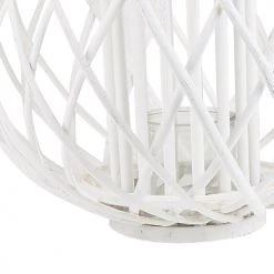 Offres 🧨 Beliani Lanternes Lanterne Blanche ❤️ -Huiles essentielles || Lanternes || Diffuseurs de parfums Soldes lanterne blanche 3