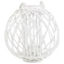 Offres 🧨 Beliani Lanternes Lanterne Blanche ❤️ -Huiles essentielles || Lanternes || Diffuseurs de parfums Soldes lanterne blanche 5