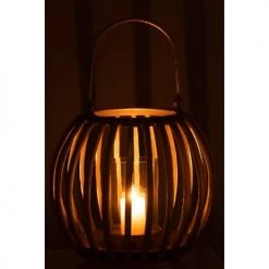 Meilleure affaire 👍 LANADECO Lanternes Lanterne Boule Alu Or H35cm ⌛ -Huiles essentielles || Lanternes || Diffuseurs de parfums Soldes lanterne boule alu or h35cm 2