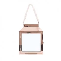 Le moins cher ❤️ Beliani Lanternes Lanterne Cuivrée 🎉 -Huiles essentielles || Lanternes || Diffuseurs de parfums Soldes lanterne cuivree 10