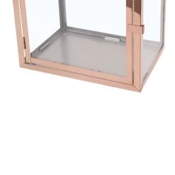 Le moins cher ❤️ Beliani Lanternes Lanterne Cuivrée 🎉 -Huiles essentielles || Lanternes || Diffuseurs de parfums Soldes lanterne cuivree 11