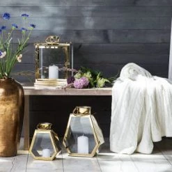 Meilleure vente 💯 Beliani Lanternes Lanterne Cuivrée ✔️ -Huiles essentielles || Lanternes || Diffuseurs de parfums Soldes lanterne cuivree 13