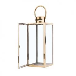 Promo 🧨 Beliani Lanternes Lanterne Cuivrée 34 Cm 🌟 -Huiles essentielles || Lanternes || Diffuseurs de parfums Soldes lanterne cuivree 34 cm 2