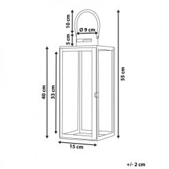 Promo 🧨 Beliani Lanternes Lanterne Cuivrée 34 Cm 🌟 -Huiles essentielles || Lanternes || Diffuseurs de parfums Soldes lanterne cuivree 34 cm 5