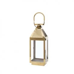 Meilleure affaire 🤩 Beliani Lanternes Lanterne Cuivrée 40 Cm 🛒 -Huiles essentielles || Lanternes || Diffuseurs de parfums Soldes lanterne cuivree 40 cm 3