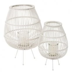 Vente flash 🎉 LANADECO Lanternes Lanterne En Bois Blanc Mat H59,5cm 😍 -Huiles essentielles || Lanternes || Diffuseurs de parfums Soldes lanterne en bois blanc mat h59 5cm 2