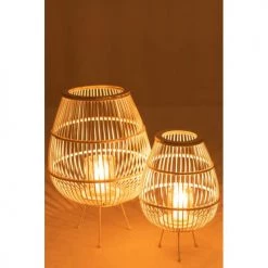 Vente flash 🎉 LANADECO Lanternes Lanterne En Bois Blanc Mat H59,5cm 😍 -Huiles essentielles || Lanternes || Diffuseurs de parfums Soldes lanterne en bois blanc mat h59 5cm 5