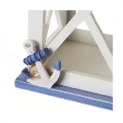 Remise 🔥 Wadiga Lanternes Lanterne En Bois Bleu Et Blanc Bord De Mer 13x13x30cm 🛒 -Huiles essentielles || Lanternes || Diffuseurs de parfums Soldes lanterne en bois bleu et blanc bord de mer 13x13x30cm 2