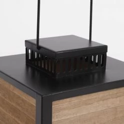 De gros 🥰 Mica Decorations Lanternes Lanterne En Bois Et Métal Noir H30 ⭐ -Huiles essentielles || Lanternes || Diffuseurs de parfums Soldes lanterne en bois et metal noir h30 3