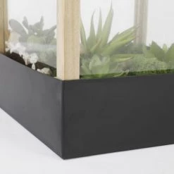 Grosses soldes 🥰 Mica Decorations Lanternes Lanterne En Bois Et Métal Noir H37,5 🌟 -Huiles essentielles || Lanternes || Diffuseurs de parfums Soldes lanterne en bois et metal noir h37 5 3