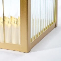 Meilleur prix 🎁 Mica Decorations Lanternes Lanterne En Métal Doré H28 🎁 -Huiles essentielles || Lanternes || Diffuseurs de parfums Soldes lanterne en metal dore h28 4