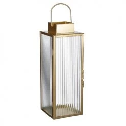 Offres 🤩 Mica Decorations Lanternes Lanterne En Métal Doré H43 🎁