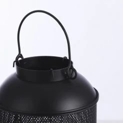 Sortie ❤️ Mica Decorations Lanternes Lanterne En Métal Noir H23 🔥 -Huiles essentielles || Lanternes || Diffuseurs de parfums Soldes lanterne en metal noir h23 2
