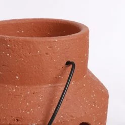 Remise 🔥 Mica Decorations Lanternes Lanterne En Terre Cuite H25 😀 -Huiles essentielles || Lanternes || Diffuseurs de parfums Soldes lanterne en terre cuite h25 2