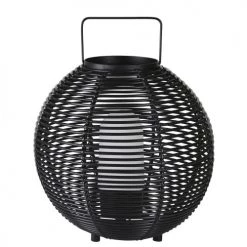 De gros ❤️ Maisons Du Monde Lanternes Lanterne Lumineuse D'extérieur Tressée Noire 👏