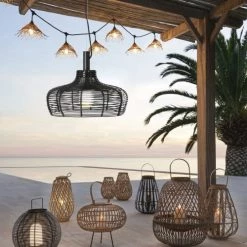 De gros ❤️ Maisons Du Monde Lanternes Lanterne Lumineuse D'extérieur Tressée Noire 👏 -Huiles essentielles || Lanternes || Diffuseurs de parfums Soldes lanterne lumineuse d exterieur tressee noire 1000 3 9 211364 3