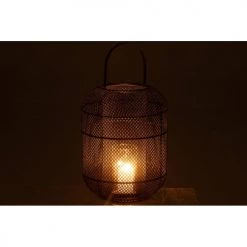 Offres 🤩 LANADECO Lanternes Lanterne Métal Noir H36,5cm 👍 -Huiles essentielles || Lanternes || Diffuseurs de parfums Soldes lanterne metal noir h36 5cm 1