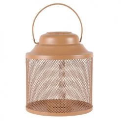 Nouveau ✔️ Zago Lanternes Lanterne Métal Orange H22,5 Cm 💯 -Huiles essentielles || Lanternes || Diffuseurs de parfums Soldes lanterne metal orange h22 5 cm 2
