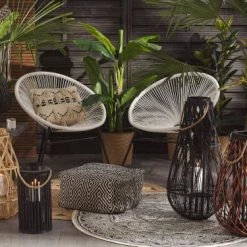 Promo ⌛ Beliani Lanternes Lanterne Noire 77 Cm 🔔 -Huiles essentielles || Lanternes || Diffuseurs de parfums Soldes lanterne noire 77 cm 1