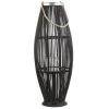 Tout neuf 🔔 Beliani Lanternes Lanterne Noire 84 Cm ✔️ -Huiles essentielles || Lanternes || Diffuseurs de parfums Soldes lanterne noire 84 cm