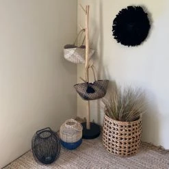 Vente flash 🤩 Pirouette Paris Lanternes Lanterne Ronde En Bambou Noir D34 🎁 -Huiles essentielles || Lanternes || Diffuseurs de parfums Soldes lanterne ronde en bambou noir d34 2