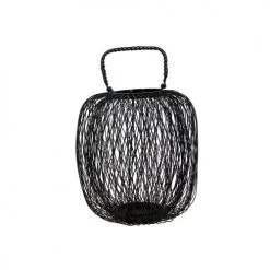 Vente flash 🤩 Pirouette Paris Lanternes Lanterne Ronde En Bambou Noir D34 🎁