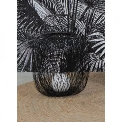 Vente flash 🤩 Pirouette Paris Lanternes Lanterne Ronde En Bambou Noir D34 🎁 -Huiles essentielles || Lanternes || Diffuseurs de parfums Soldes lanterne ronde en bambou noir d34 3