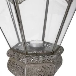 Tout neuf ❤️ Bloomingville Lanternes Lanterne Sarah Grise D25cm ✔️ -Huiles essentielles || Lanternes || Diffuseurs de parfums Soldes lanterne sarah grise d25cm 5