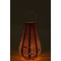 Meilleur prix 🎉 LANADECO Lanternes Lanterne Tissée Led Plastique Blanc H77,5cm 🔔 -Huiles essentielles || Lanternes || Diffuseurs de parfums Soldes lanterne tissee led plastique blanc h77 5cm 2