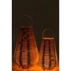 Meilleur prix 🎉 LANADECO Lanternes Lanterne Tissée Led Plastique Blanc H77,5cm 🔔 -Huiles essentielles || Lanternes || Diffuseurs de parfums Soldes lanterne tissee led plastique blanc h77 5cm 5