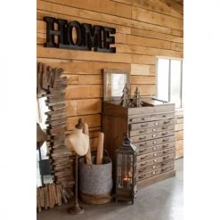 De gros ✔️ LANADECO Lanternes Fenêtre Bois De Sapin Marron Métal Noir H130cm - Lot De 2 ⭐ -Huiles essentielles || Lanternes || Diffuseurs de parfums Soldes lanternes fenetre bois de sapin marron metal noir h130cm lot de 2 4