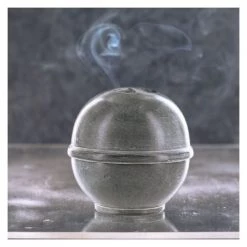 Tout neuf 😀 Aromandise Senteurs Porte Encens Gris ❤️ -Huiles essentielles || Lanternes || Diffuseurs de parfums Soldes porte encens gris 11