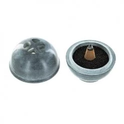 Tout neuf 😀 Aromandise Senteurs Porte Encens Gris ❤️ -Huiles essentielles || Lanternes || Diffuseurs de parfums Soldes porte encens gris 9