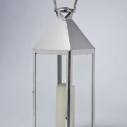 Offres 😀 Kare Design Set De 4 Lanternes En Acier Inoxydable Et En Verre 👍 -Huiles essentielles || Lanternes || Diffuseurs de parfums Soldes set de 4 lanternes en acier inoxydable et en verre 3