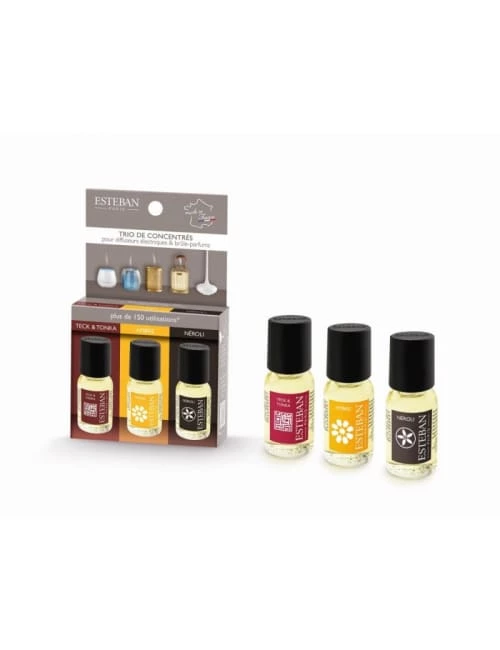 Sortie ⌛ Esteban Senteurs Trio De Concentrés Teck Et Tonka, Ambre, Néroli ✨ 3 Sortie ⌛ Esteban Senteurs Trio De Concentrés Teck Et Tonka, Ambre, Néroli ✨